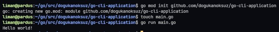 Golang ile CLI Uygulaması Geliştirmek